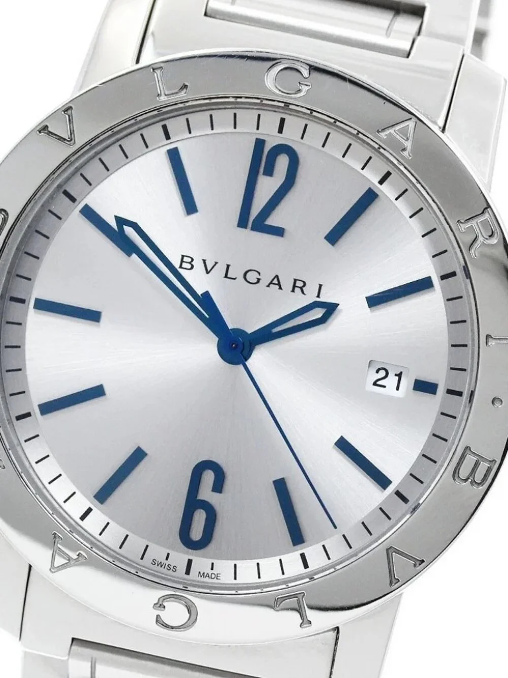 BVLGARI BVLGARIBVLGARI BB39S Date Silver Dial Automatic Men's Watch_968304